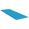 vidaXL Sun Lounger Cushion Blue Oxford fabric, Foam fiber