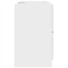 vidaXL Sink Cabinet White Engineered wood Medium Bathroom Cabinet
