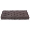 vidaXL Pallet Cushion Anthracite 100% Cotton with cotton blend filling