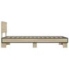vidaXL Bed Frame Sonoma Oak Engineered wood Small Single Durable