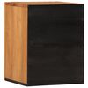 vidaXL Bathroom Wall Cabinet Brown Solid Acacia wood 15 x 13.4 x 18.9 in