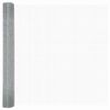 vidaXL Fence with Posts Silver 3.9'x 32.8'Steel
