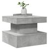 vidaXL Coffee Table Concrete grey Engineered wood Low Coffee Table