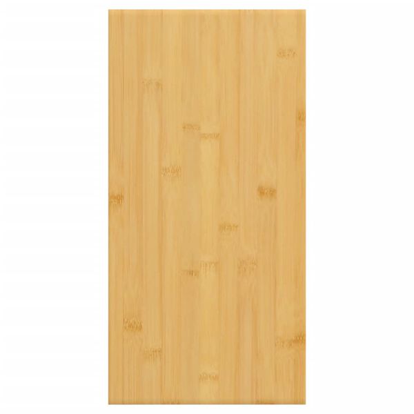 vidaXL Wall Shelf Bamboo Bamboo with varnish finish Small Wall Shelf
