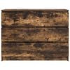 vidaXL Sideboard Smoked Oak Engineered Wood 39.4x13.8x29.9 in Sideboard