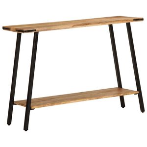 vidaXL Console Table 43.3"x11.8"x29.5" Solid Wood Mango