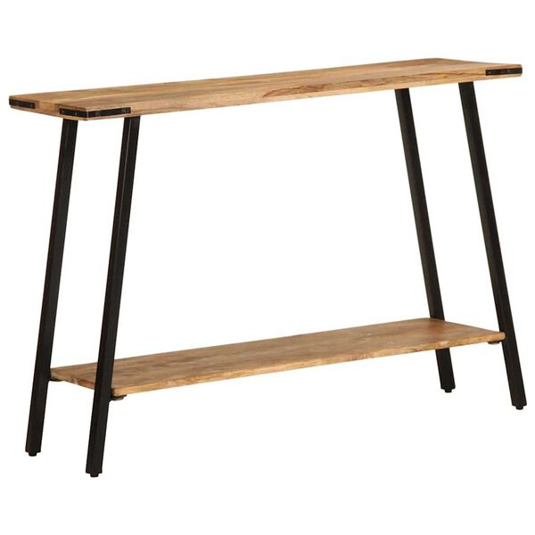 vidaXL Console Table 43.3"x11.8"x29.5" Solid Wood Mango