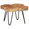 vidaXL Coffee Table Honey Solid Acacia wood Small Durable Coffee Table