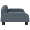 vidaXL Dog Bed Dark Grey 70x45 x 11.8 " Fabric