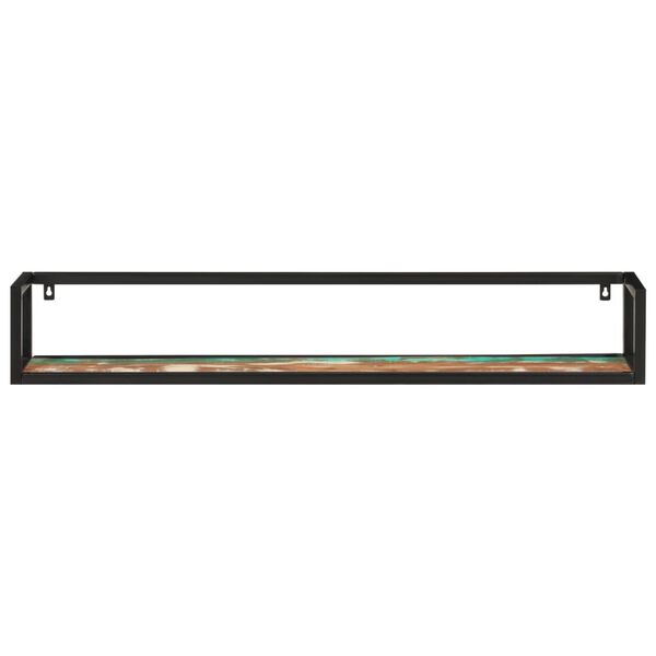 vidaXL Wall Shelf Set of 2 Mixed color finish