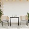 vidaXL Garden Dining Set Brown and Black