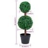 vidaXL Artificial Plant Mixed Green