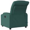 vidaXL Electric Massage Recliner Chair Dark Green