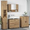 vidaXL Bathroom Furniture Set 4 pcs artisan oak Engineered wood