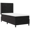 vidaXL Box Spring Bed with Headboard Black 35.43 x 74.80 in Velvet