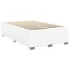 vidaXL Bed Frame without Mattress White 137 x 74.8 " Faux Leather