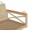 vidaXL Patio Swing Bench Beige