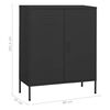 vidaXL Storage Cabinet Anthracite Steel Medium Storage Cabinet