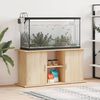vidaXL Aquarium Stand Sonoma oak Engineered wood 47.6 x 16.1 x 22.8 in