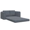 vidaXL Sofa Bed Dark Grey 58.27 x 27.95 x 32.68 in Velvet