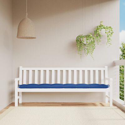 vidaXL Garden Bench Cushion Blue 78.7"x19.7"x2.8" Oxford Fabric