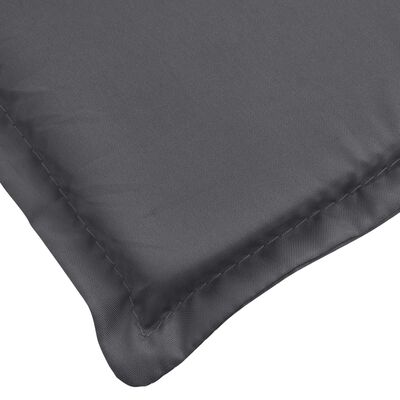vidaXL Sun Lounger Cushion Anthracite 78.7"x19.7"x1.2" Oxford Fabric