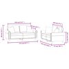 vidaXL Sofa Set Dark grey Velvet (100% polyester), metal, textilene, plywood