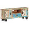 vidaXL TV Cabinet Multicolored Solid reclaimed wood and cast iron Large