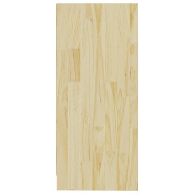 vidaXL Side Cabinet 14"x13.2"x29.9" Solid Wood Pine