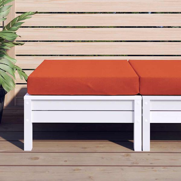 vidaXL Pallet Cushion Melange Red 100% Polyester 23.6 in x 23.6 in