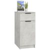 vidaXL Desk Cabinet Concrete grey Engineered wood Compact Desk Cabinet