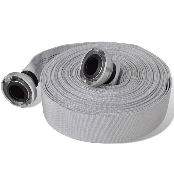 vidaXL Fire Hose Flat Hose 65.6' with C-Storz Couplings 2 Inch