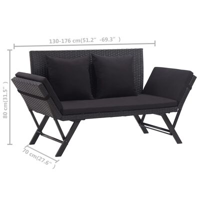 Dimensions diagram for sofa showing width 130-176 cm, height 80 cm, depth 70 cm