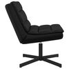 vidaXL Swivel Chair Black 63 x 75 x 76 cm PU