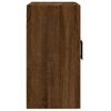 vidaXL Wall Cabinet Brown Oak Engineered Wood 23.6x12.2x23.6 in