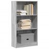 vidaXL Bookcase Grey Sonoma Engineered Wood Medium Bookcase