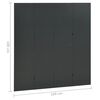 vidaXL 4-Panel Room Divider Anthracite 63"x70.9" Steel