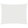 vidaXL Sunshade Sail Oxford Fabric Rectangular 11.5x16.4' White