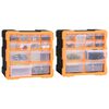 vidaXL Multi-drawer Organizers with 12 Drawers 2 pcs 10.4"x6.3"x10.2"
