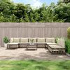 vidaXL Garden Lounge Set Set of 10 Anthracite Poly Rattan Large