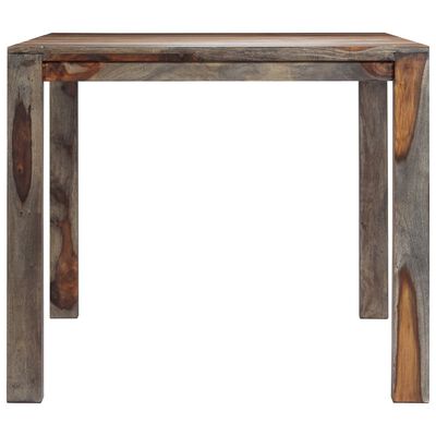vidaXL Dining Table Gray 70.9"x35.4"x29.9" Solid Sheesham Wood