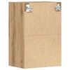 vidaXL Hanging Cabinet Artisan oak Engineered wood Medium