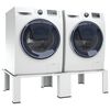vidaXL Double Washing and Drying Machine Pedestal White