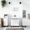 vidaXL Bathroom Furniture Set White Engineered wood, metal