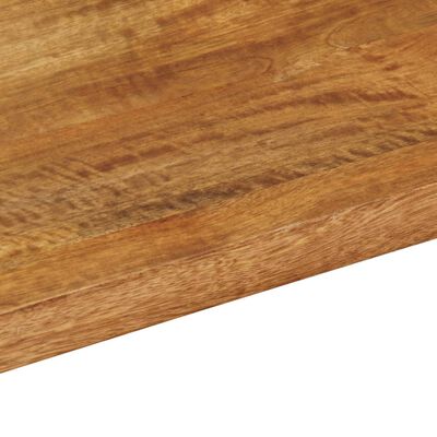 Close-up of wood grain and finish on a wooden plank.