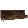 vidaXL TV Cabinet Smoked Oak Engineered wood, Eucalyptus wood