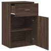 vidaXL Storage Cabinet Brown Oak Engineered Wood