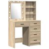 vidaXL Dressing Table 2 pcs Brown 50 x 41 x 135 cm Engineered wood