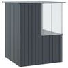 vidaXL Bird Cage Anthracite 60.63 x 60.63 x 78.74 in Galvanised Steel