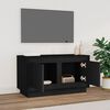 vidaXL TV Cabinet Black Engineered wood Standard TV Cabinet